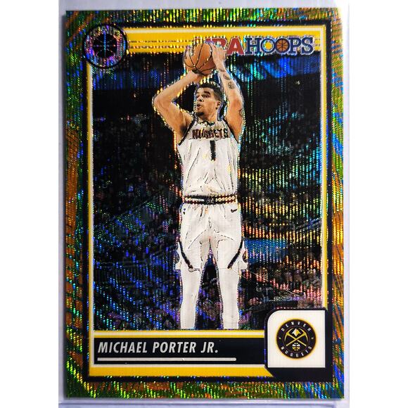 Panini 2023-24 NBA Hoops Premium Stock MICHAEL PORTER JR. #113 Multi-Wave Prizm - Picture 1 of 2